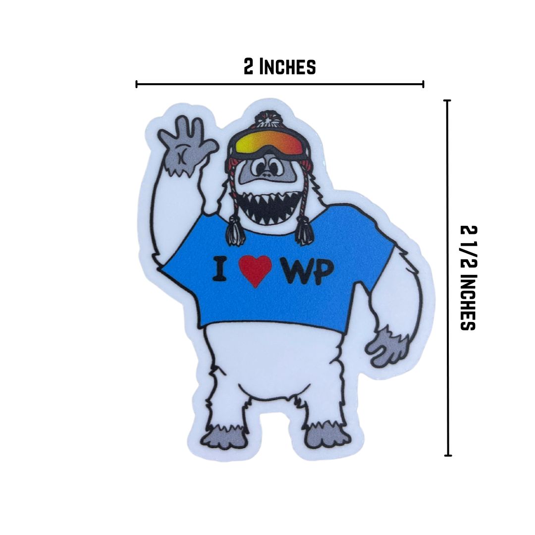 White Pass Yeti Sticker