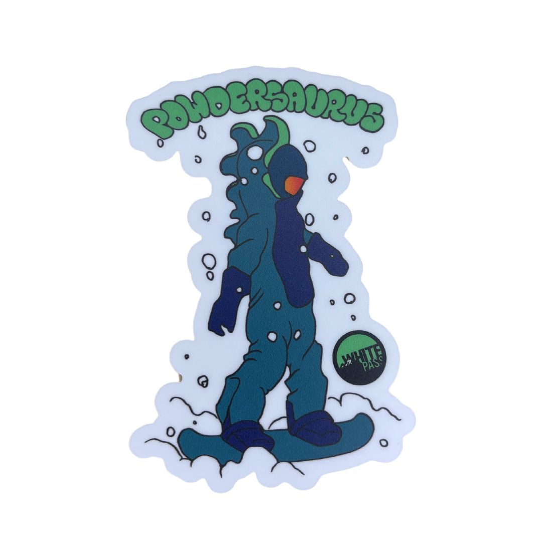 Powdersaurus Sticker