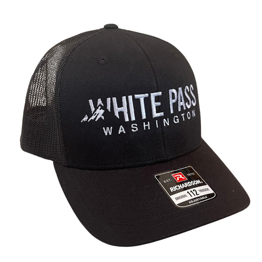 Black White Pass Trucker