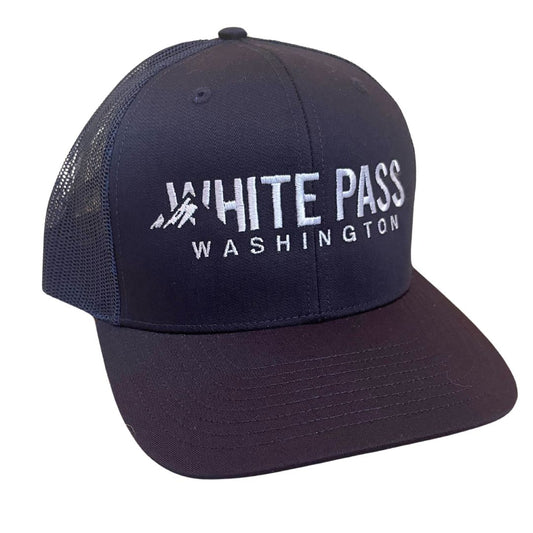 Navy White Pass Trucker