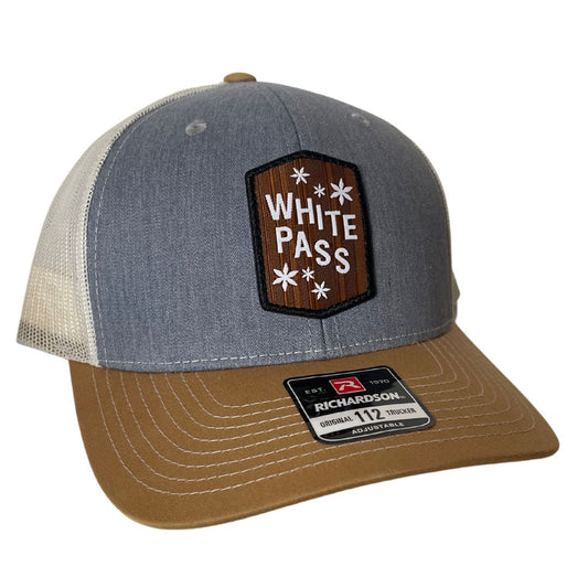 Gray/Gold White Pass Sign Hat