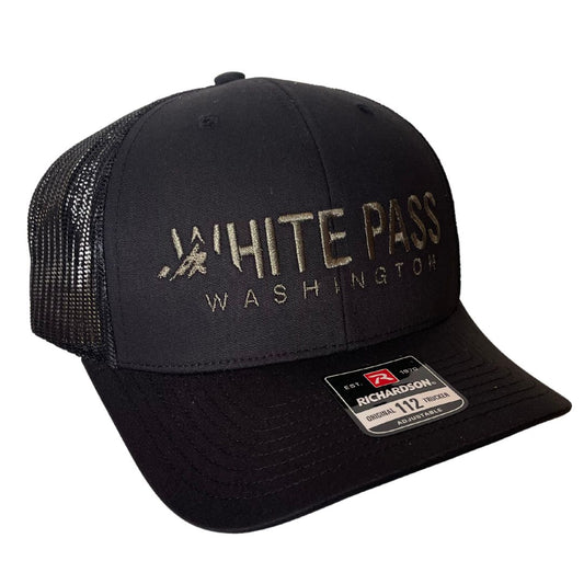 Black White Pass Trucker