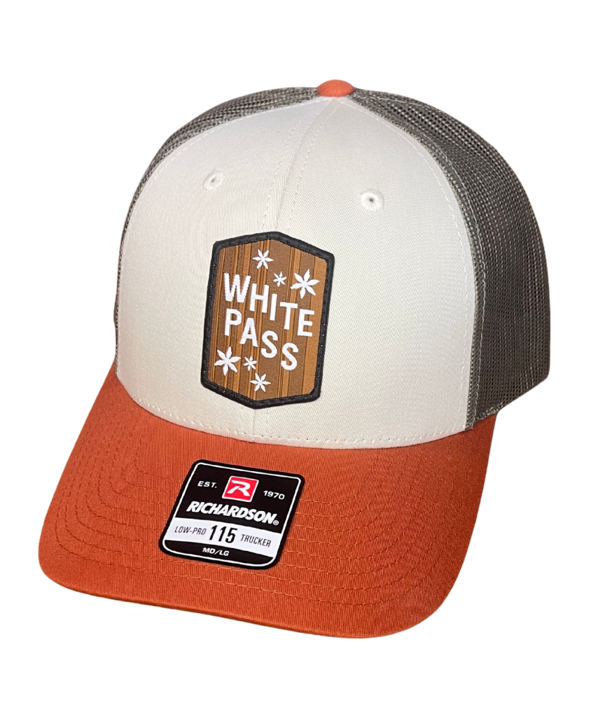 WP Sign Orange & Olive Green Trucker
