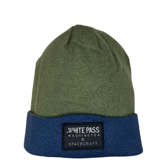 WP Forest Green/Blue Beanie
