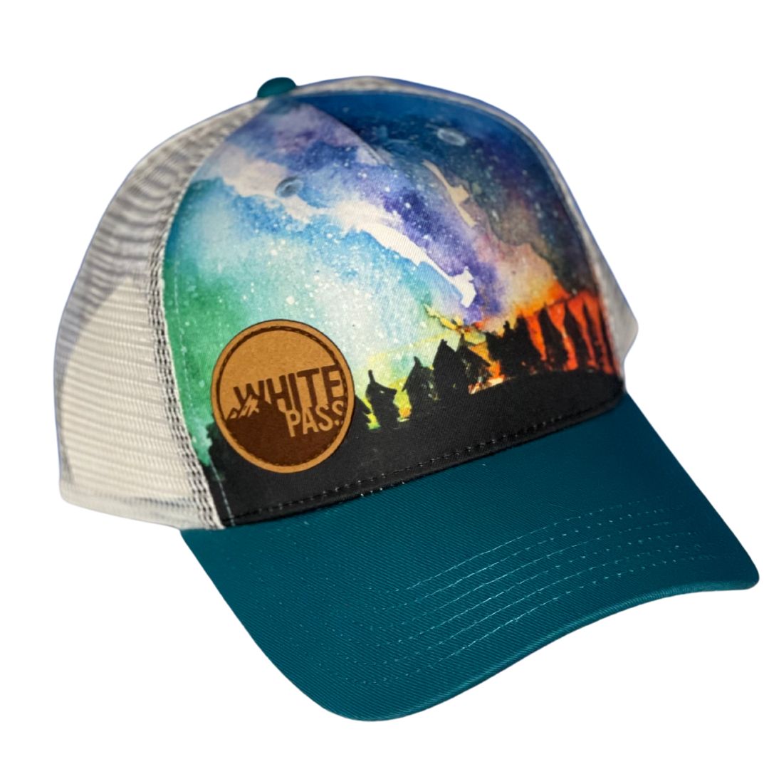 Milky Way Teal Trucker